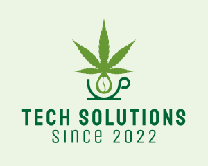 Hemp - Herbal Marijuana Cafe logo design
