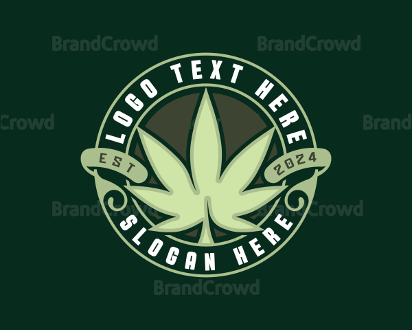 Medical Organic Weed Logo