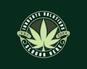 Medical Organic Weed Logo