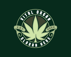 Medical Organic Weed logo design