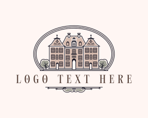 Mansion - Mansion Property Residence logo design