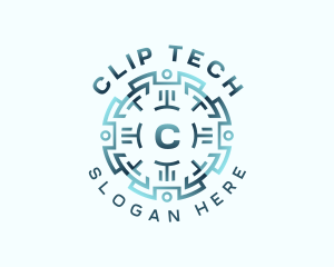 Cyber Tech Developer logo design