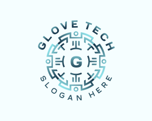 Cyber Tech Developer logo design