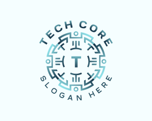 Cyber Tech Developer logo design