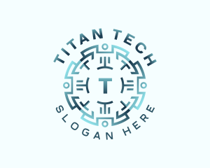 Cyber Tech Developer logo design