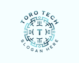 Cyber Tech Developer logo design