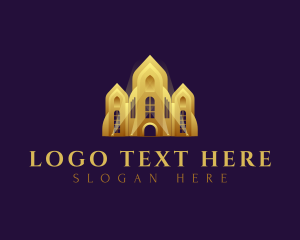 Landmark - Architecture Worship Building logo design
