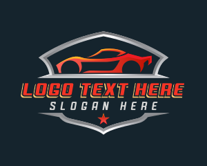 Restoration - Car Garage Mechanic logo design