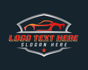 Repair - Car Garage Mechanic logo design