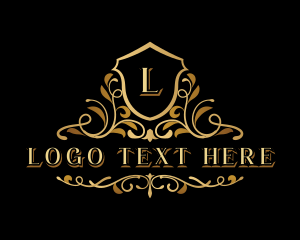 Ornamental - Elegant Monarch Crest logo design