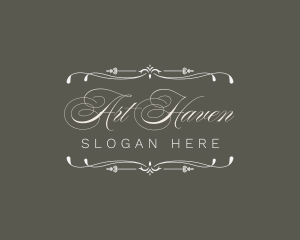 Classic Calligraphy Wordmark logo design