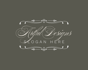 Classic Calligraphy Wordmark logo design