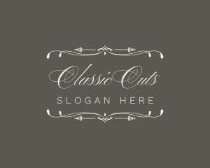 Classic Calligraphy Wordmark logo design