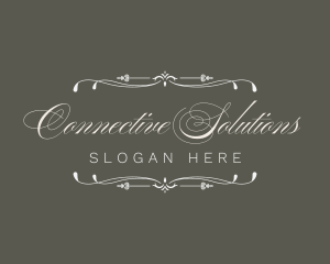 Classic Calligraphy Wordmark logo design