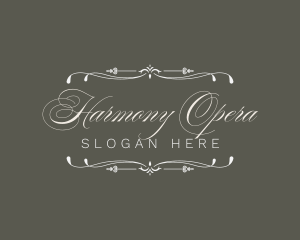 Opera - Classic Calligraphy Wordmark logo design