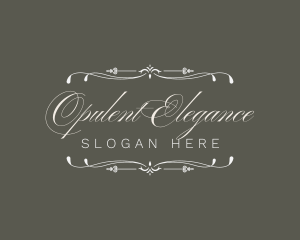 Baroque - Classic Calligraphy Wordmark logo design