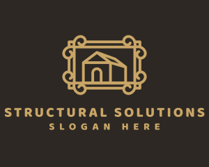 Structural - House Frame Realty logo design