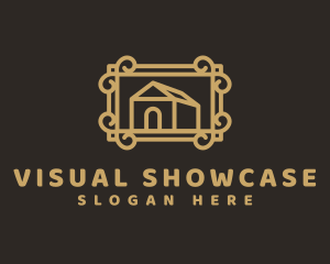 Display - House Frame Realty logo design