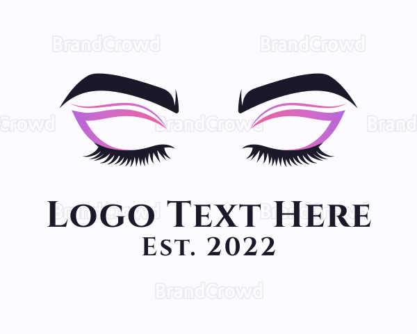 Eyeshadow Beauty Makeup Logo