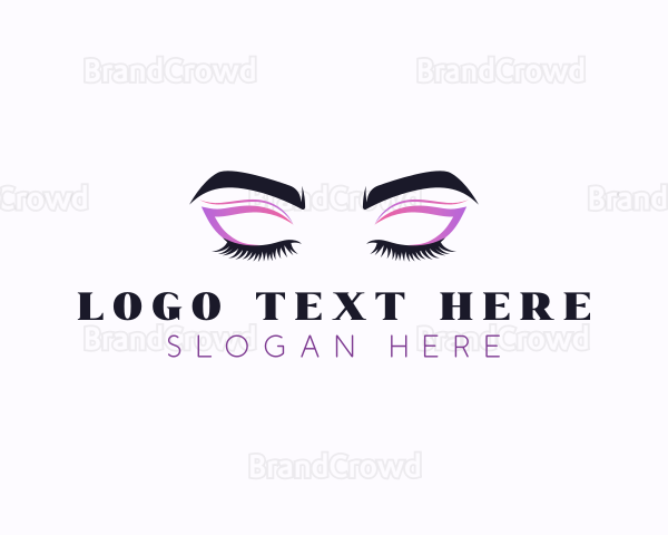 Eyeshadow Beauty Makeup Logo