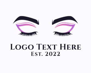 Vloggers - Eyeshadow Beauty Makeup logo design