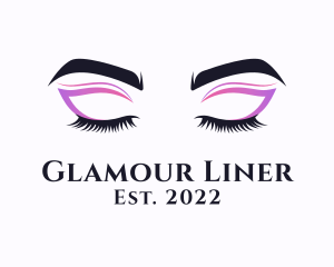Eyeliner - Eyeshadow Beauty Makeup logo design