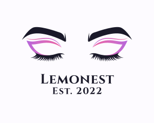 Brow - Eyeshadow Beauty Makeup logo design