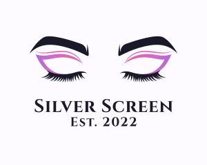 Lashes - Eyeshadow Beauty Makeup logo design