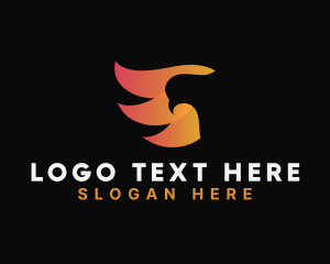 Modern - Bird Wings Aviary logo design