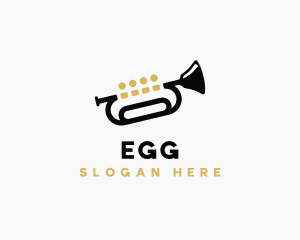 Trumpet - Trumpet Music Quartet logo design