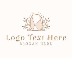 Shiny - Jewel Gemstone Nature logo design