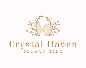 Jewel Gemstone Nature logo design