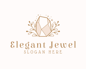 Jewel Gemstone Nature logo design