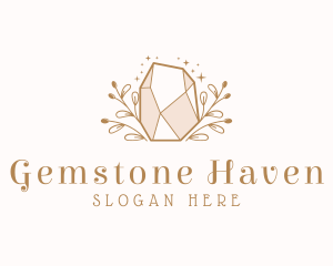 Jewel Gemstone Nature logo design