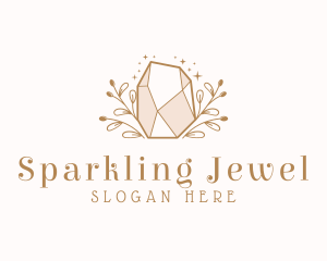 Jewel Gemstone Nature logo design