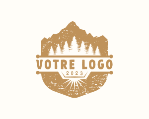 Mountain Alpine Trekking Logo