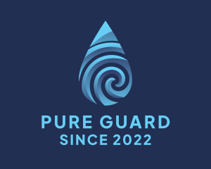 Sanitizer - Pure Water Sanitizer logo design