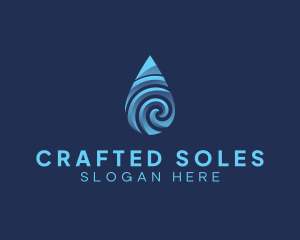 Pure Water Sanitizer  logo design