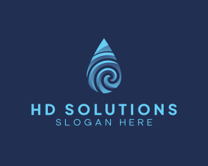 Pure Water Sanitizer  logo design