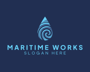 Pure Water Sanitizer  logo design