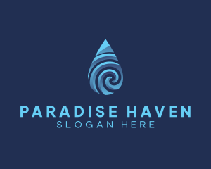 Pure Water Sanitizer  logo design