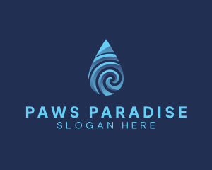 Pure Water Sanitizer  logo design