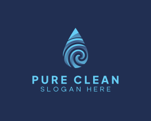 Pure Water Sanitizer  logo design