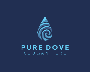 Pure Water Sanitizer  logo design