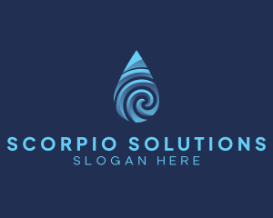 Pure Water Sanitizer  logo design