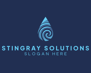 Pure Water Sanitizer  logo design