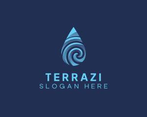 Pure Water Sanitizer  logo design