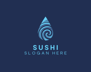 Pure Water Sanitizer  logo design