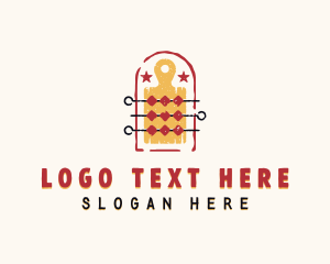 Meat - Barbecue Kebab Grill logo design