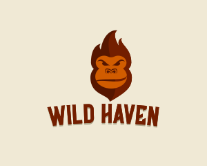 Wild Gorilla Avatar logo design